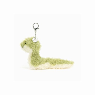 Jellycat Little Snake Bag Charm New Zealand | TKBGF7586